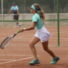 mint green raglan girls tennis skirt zoe alexander