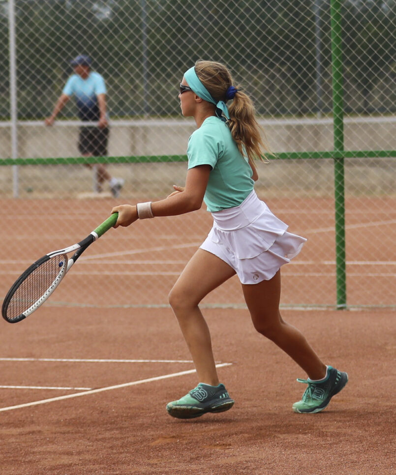 mint green raglan girls tennis skirt zoe alexander
