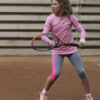 celine dove grey girls tennis capri cropped leggings zoe alexander