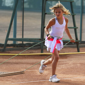 white girls tennis dress celine zoe alexander