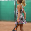 floral grey girls tennis dress zoe alexander