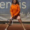 girls tennis hoodie winter fleece zoe alexander