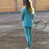 girls tennis long sleeve fleece top zara by zoe alexander