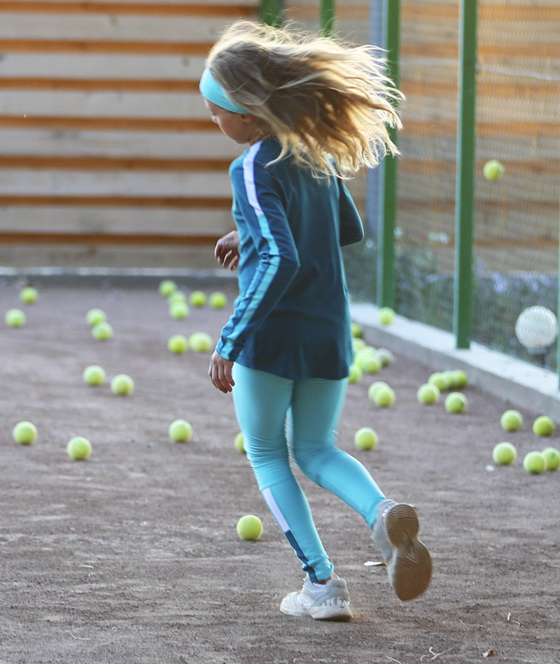 girls tennis long leggings fleece lined zara by zoe alexander