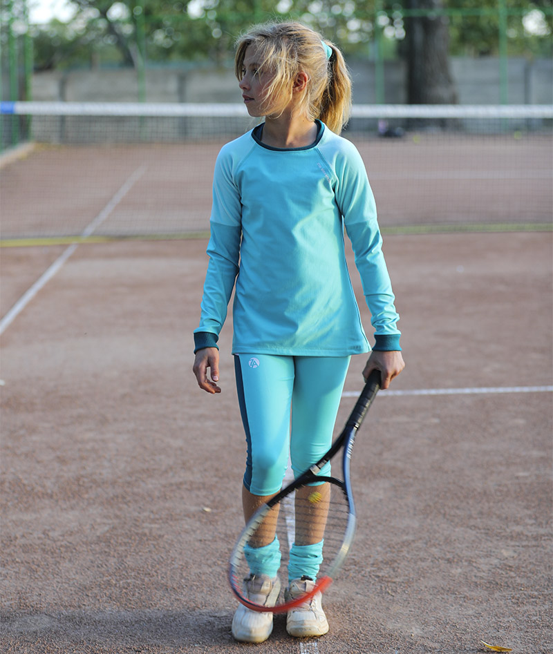 zara girls tennis capri cropped leggings by zoe alexander