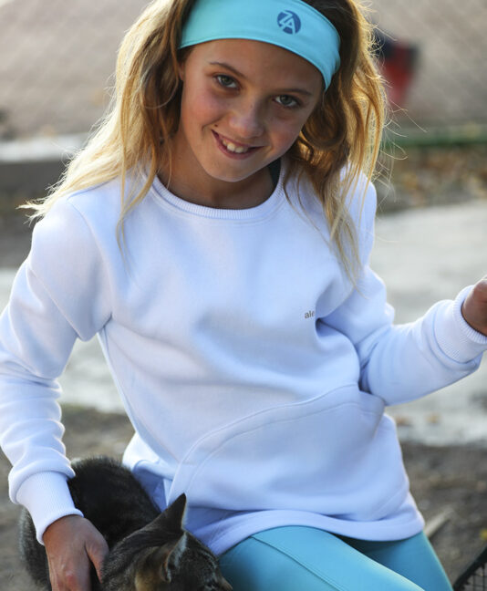 girls tennis polar fleece swetshirt by zoe alexander