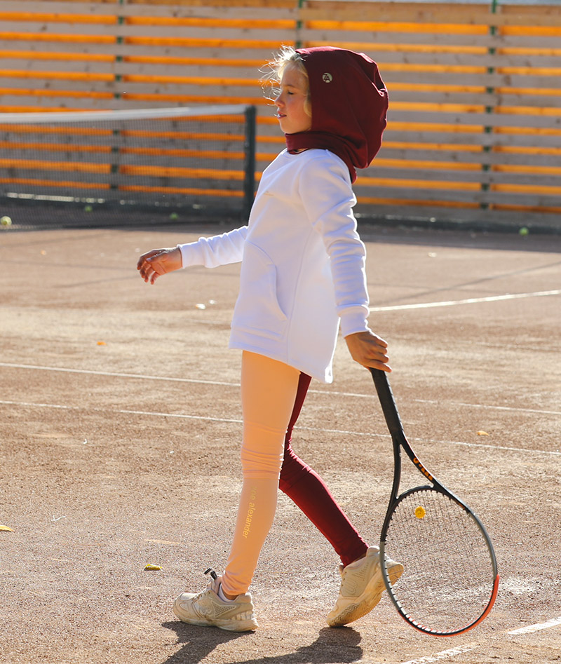 girls tennis polar fleece swetshirt by zoe alexander