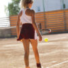 girls white tennis tank top virginia by zoe alexander