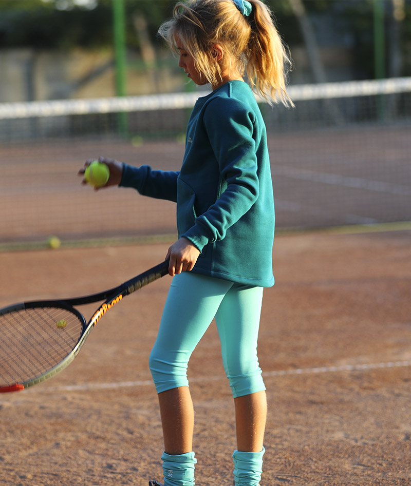zara capri girls tennis cropped leggings by zoe alexander