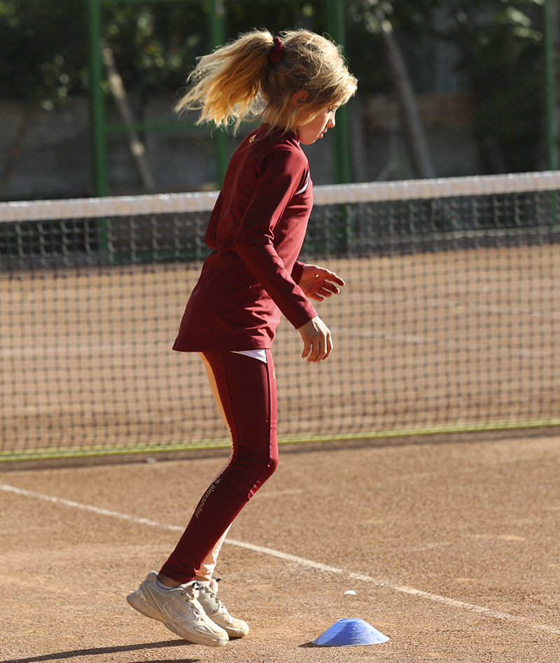 long tennis leggings with ball pocket virginia zoe alexander