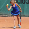 barcelona open blue girls tennis dress zoe alexander