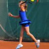 barcelona open blue girls tennis dress