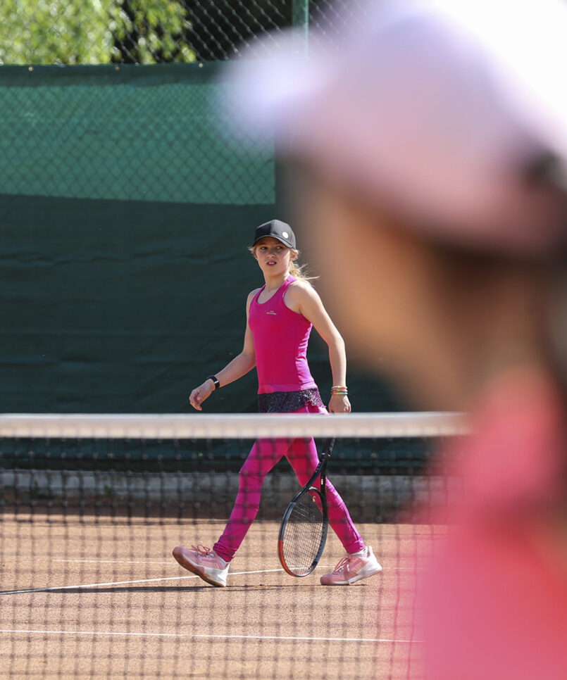 prague pink fuchsia girls tennis dress zoe alexander