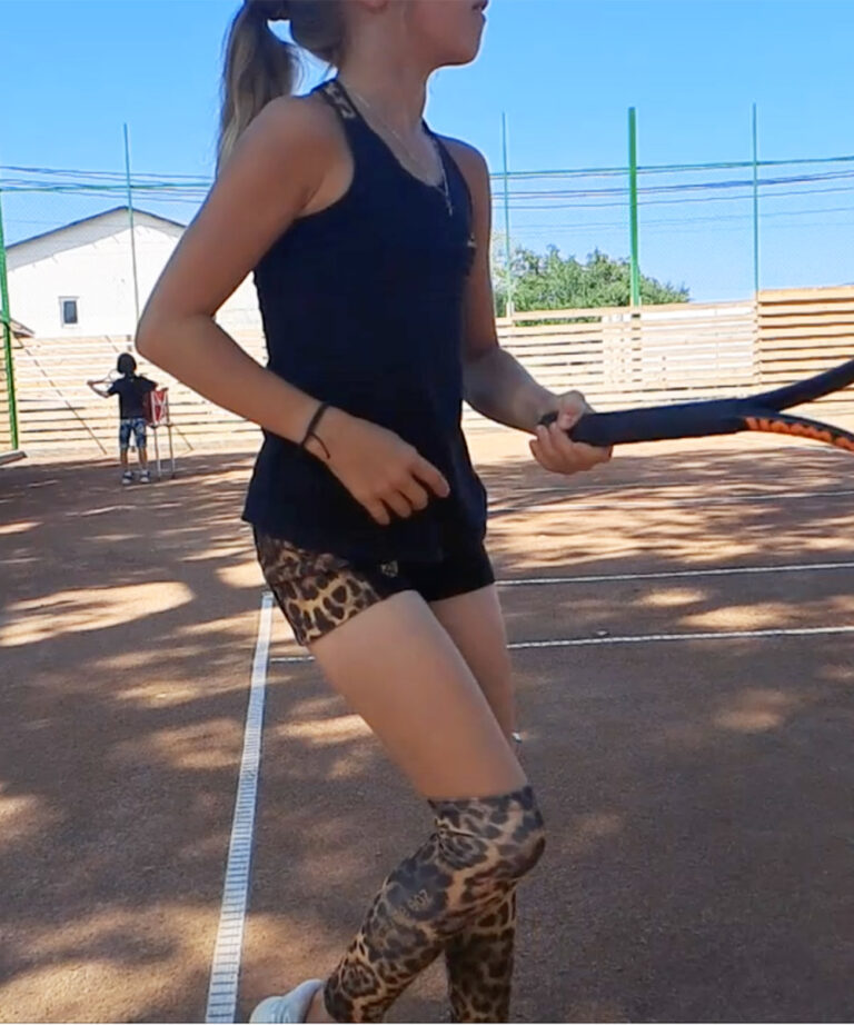 Girls Tennis Shorts Leopard Black Zoe Alexander