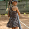 lynx animal print girls tennis dress zoe alexander