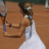 white crossover girls tennis dress zoe alexander