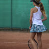 petrol leaf tennis skirt for girls by zoe alexander