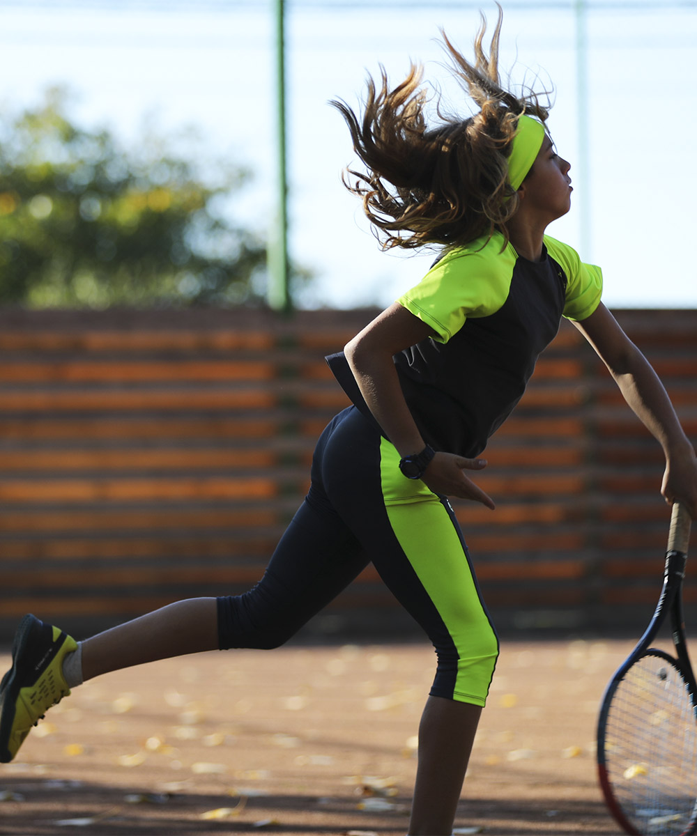 Girls Tennis Cropped Leggings Katya