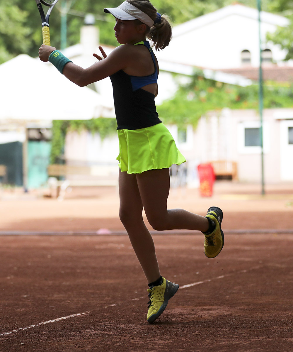 neon tennis dress Women's Bright Pink Athletic Women's Tennis Dress with Pockets