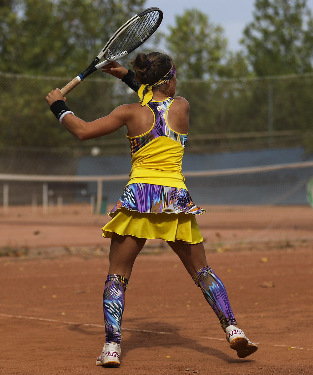 Viviana Tennis Tank Top for Girls - Zoe Alexander