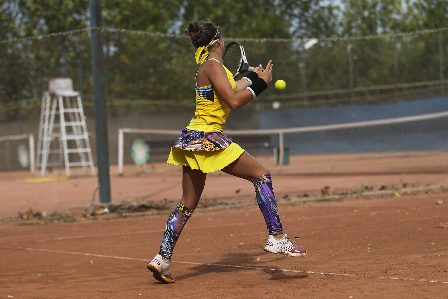 junior tennis apparel for usa yellow viviana layered tennis skirt for girls by zoe alexander