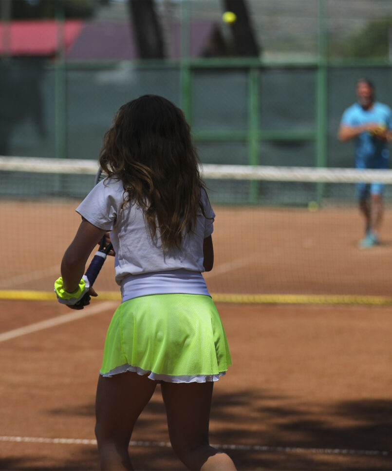 neon mesh girls tennis skirt zoe alexander