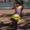 girls tennis dress sorana in lavender and yellow by zoe alexander