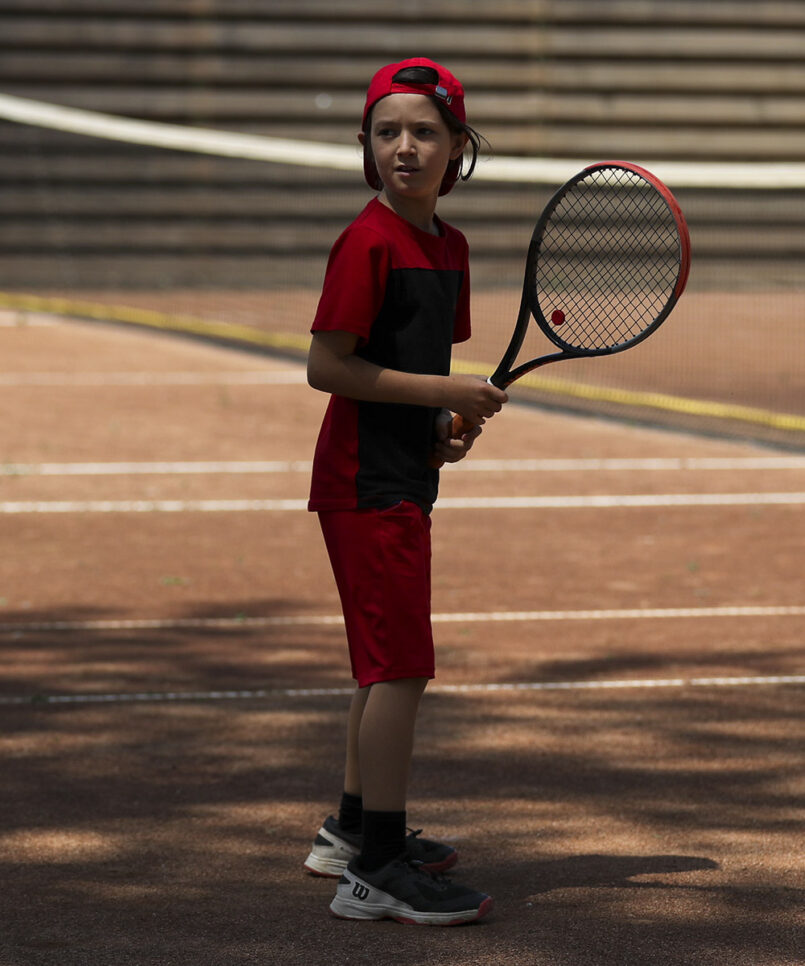 red black roger boys tennis outfit zoe alexander uk
