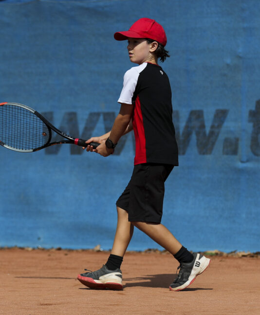 tomas boys tennis outfit red black white zoe alexander uk
