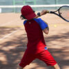 ugo red blue boys tennis outfit zoe alexander