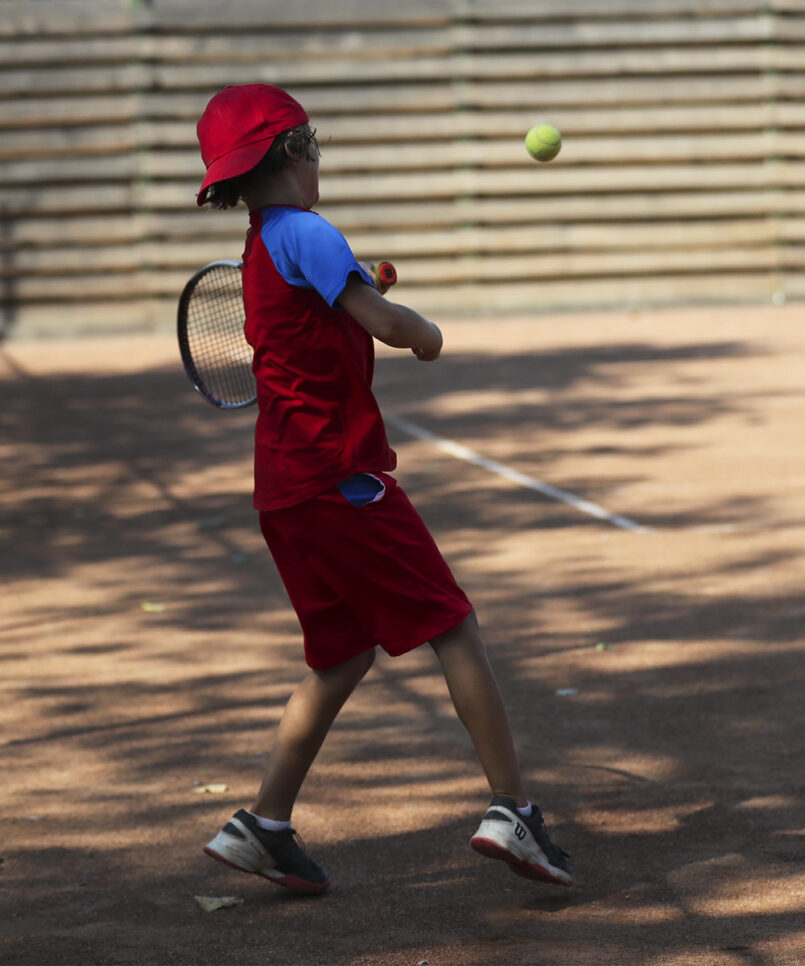 ugo red blue boys tennis outfit zoe alexander