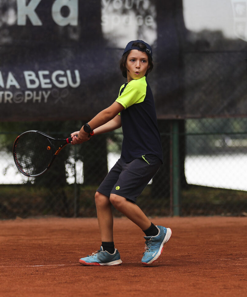 boys tennis outfit leon navy and neon yellow by zoe alexander
