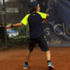 boys tennis outfit leon navy and neon yellow by zoe alexander